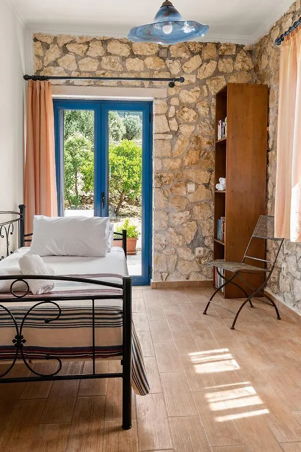Stone House In Olive Grove - Former Denis Stone Villa Trapezaki