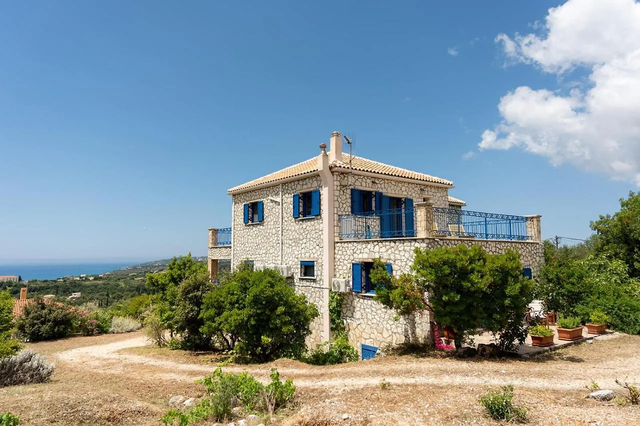 Stone House In Olive Grove - Former Denis Stone Villa Trapezaki