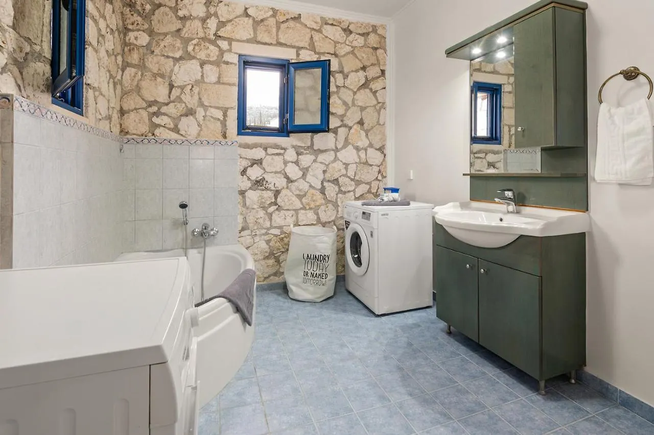 Stone House In Olive Grove - Former Denis Stone Villa Trapezaki